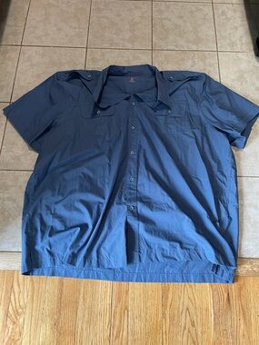Boulder Creek Short Sleeve Button Down 5XLB